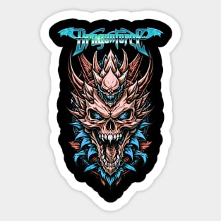 DF Dragon Skull Head II Sticker